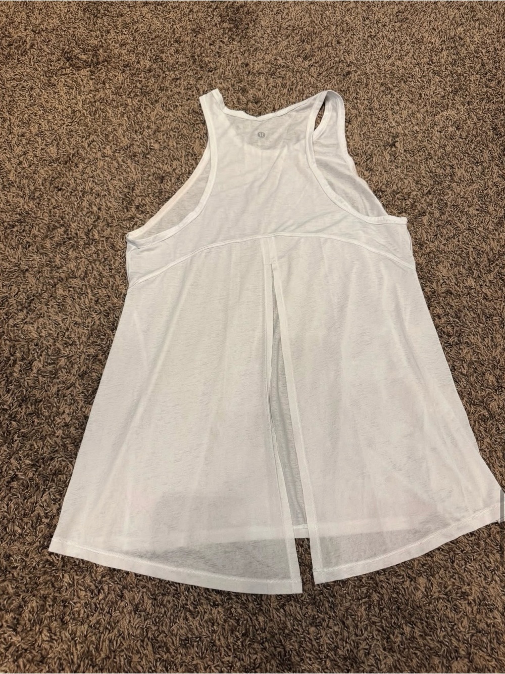 lululemon athletica White Racerback Tank Top